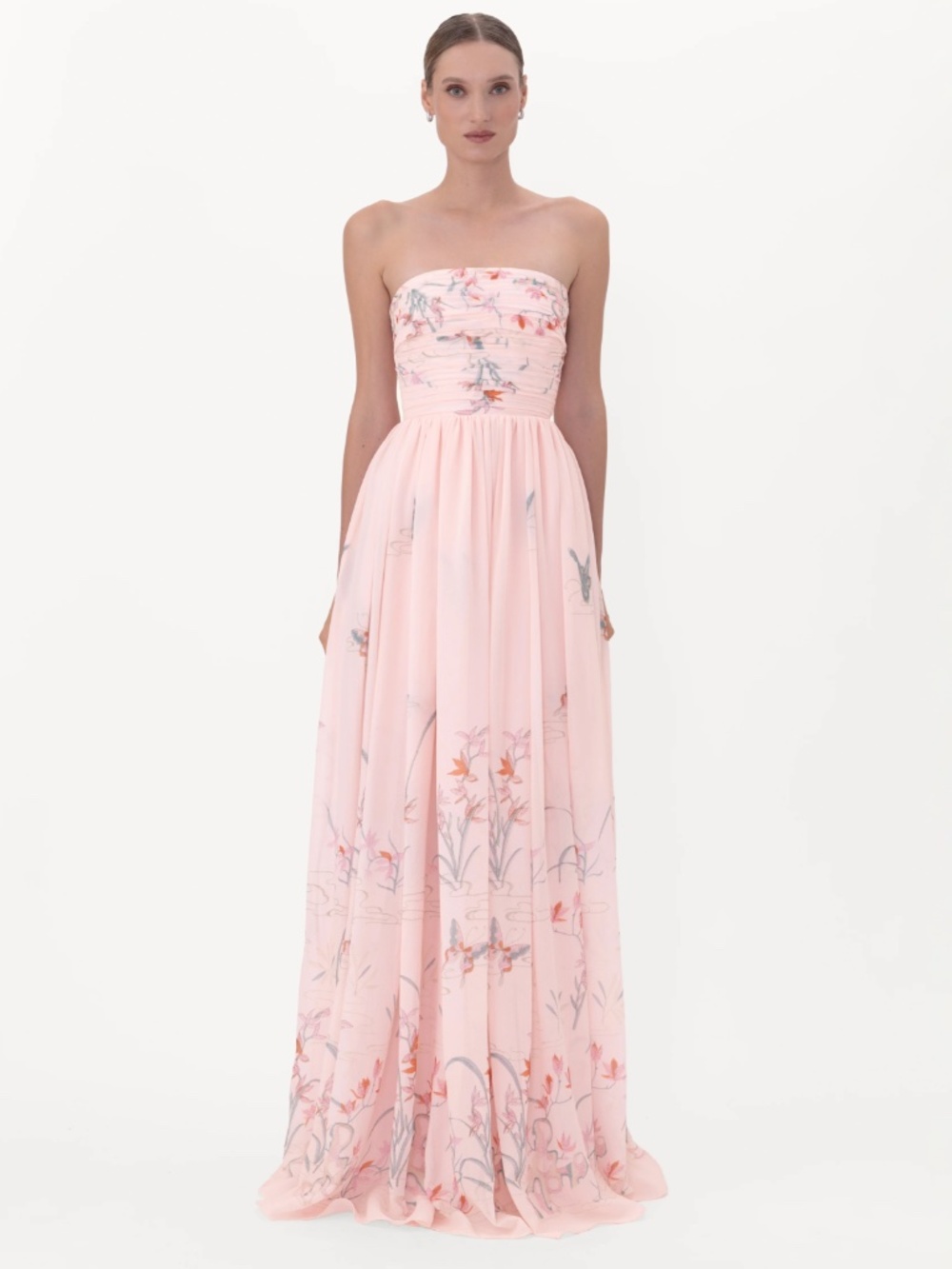 Sau Lee Camille Dress in Pink Multi